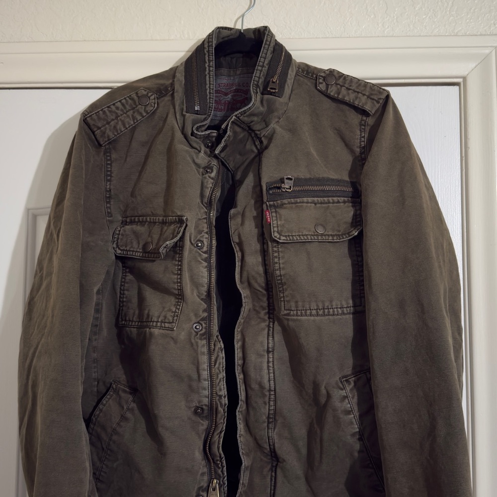 Levi's Khaki Military Field Jacket